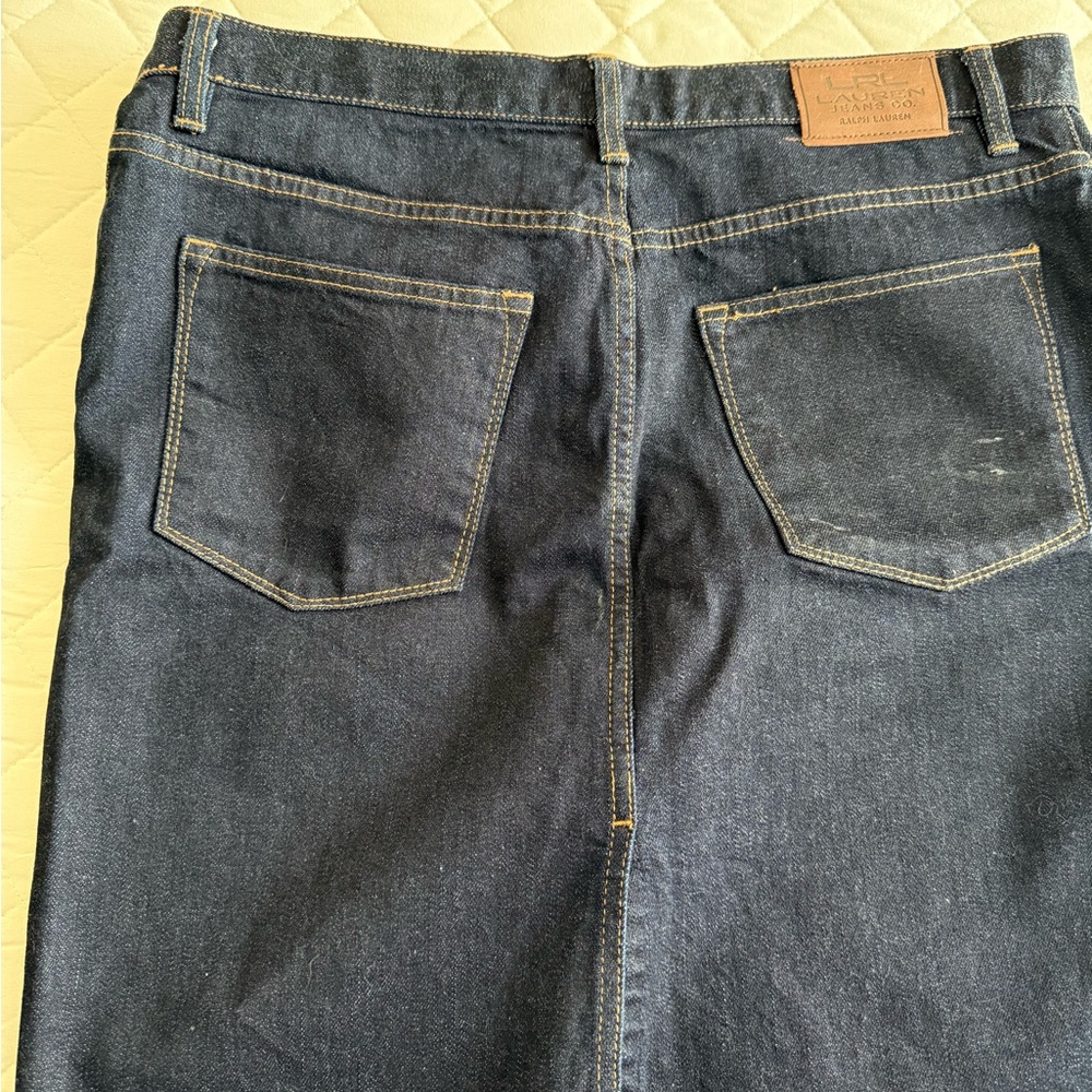 Ralph Lauren Dark Blue Relaxed skirt.